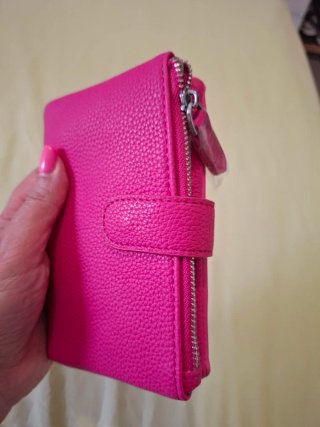 Portafoglio donna Eslee fucsia nuovo