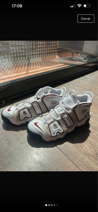Zapatillas Nike Air More Uptempo Rojas y Blancas