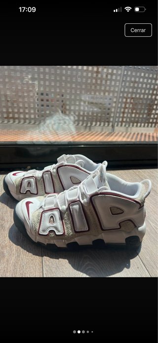 Zapatillas Nike Air More Uptempo Rojas y Blancas