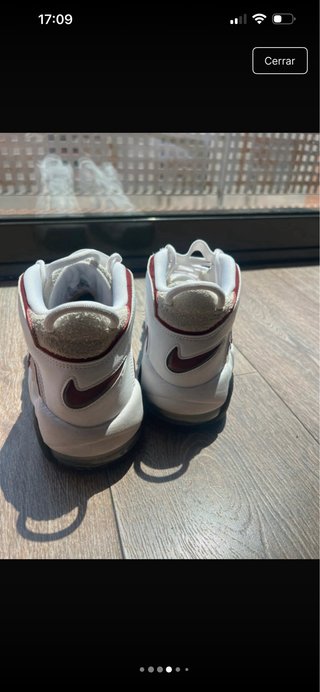 Zapatillas Nike Air More Uptempo Rojas y Blancas
