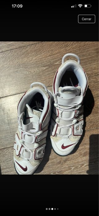 Zapatillas Nike Air More Uptempo Rojas y Blancas