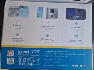 Cámara Seguridad ioGeek PTZ Solar S5