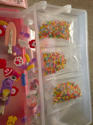 Kit slime bimba: tubetti panna finta e accessori
