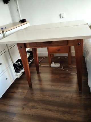 Mesa retro extensible madera
