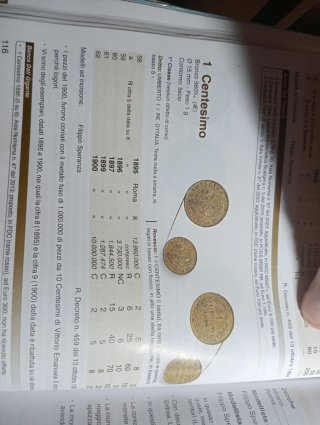 Moneta Regno Italia 1 Centesimo 1895 lotto 2