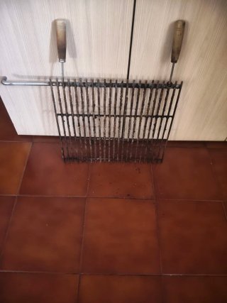 Parrilla chimenea