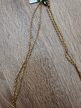 Cadena chapado oro
