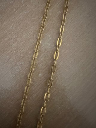 Cadena chapado oro