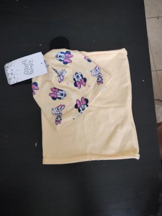 Gorro y braga bebé Minnie Mouse