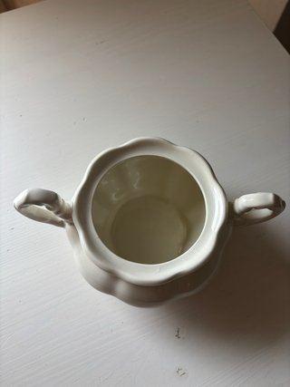 Azucarero la cartuja de sevilla blanco