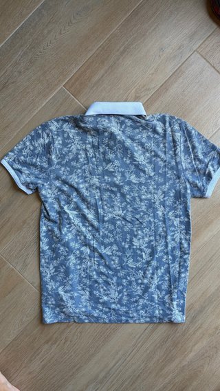 Polo estampado floral hombre