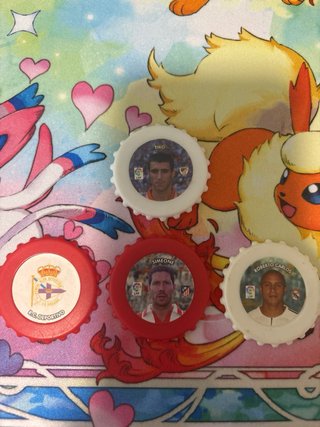 Lote 4 Chapas Fútbol LFP