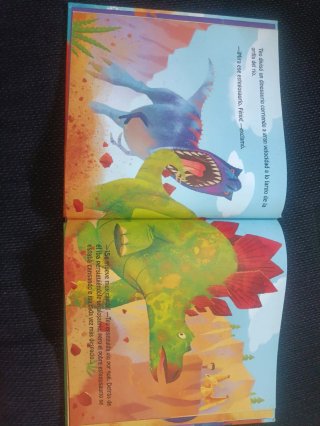 Teo y los increíbles dinosaurios el estegosaurio