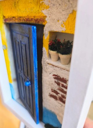 Diorama Mediterraneo su cornice