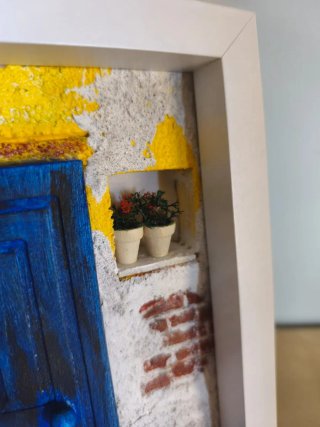 Diorama Mediterraneo su cornice