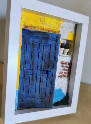 Diorama Mediterraneo su cornice
