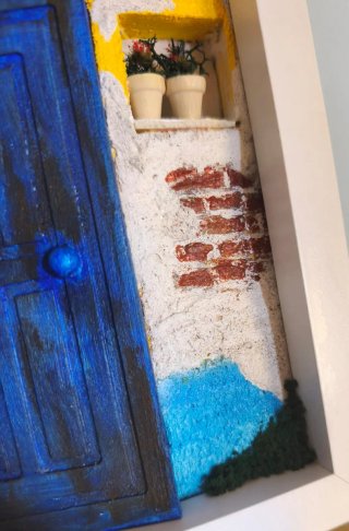 Diorama Mediterraneo su cornice