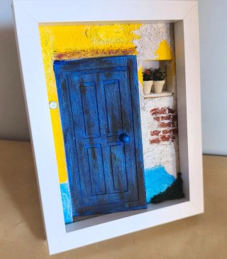 Diorama Mediterraneo su cornice