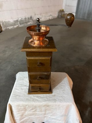 Macina Caffè Legno Rame