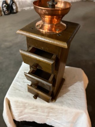 Macina Caffè Legno Rame