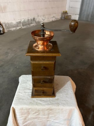 Macina Caffè Legno Rame