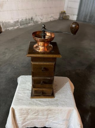 Macina Caffè Legno Rame