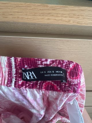 Pantalones Zara Estampados Rosas