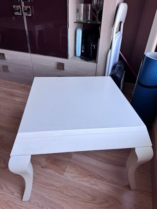 Mesas de centro blancas de madera – Elevable + aux