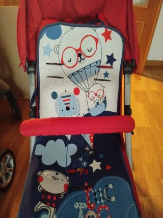 Silla de paseo Cybex roja