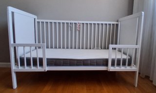 Cuna colecho convertible en cama
