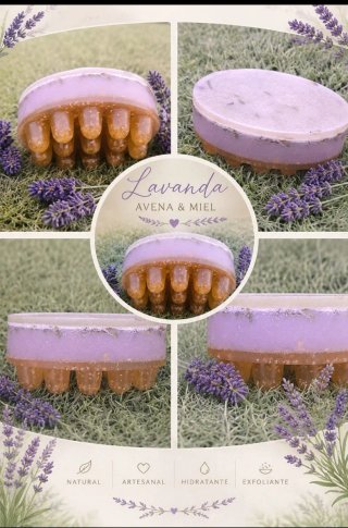 Masajeador Glicerina Vegetal Artesanal