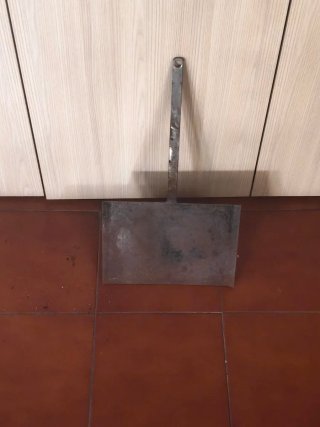 Plancha de hierro para chimenea