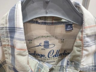 Lote 2 Camisas Cuadros Niño 7 Años