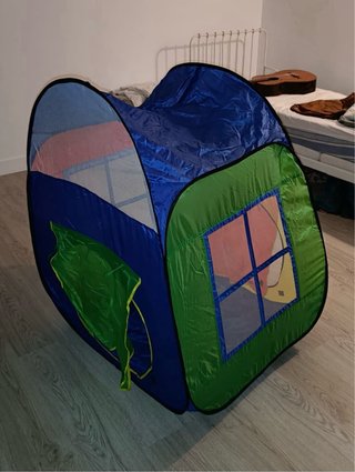 Casita de tela plegable para niños
