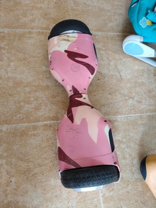 Patinete Eléctrico Camuflaje Rosa