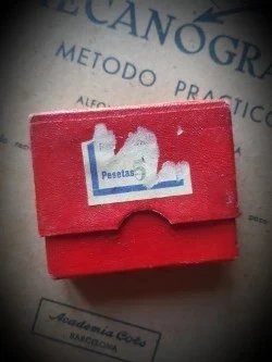 Vecchia scatola di numeri per stampa