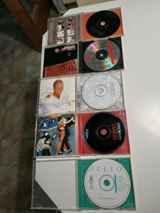 Lote 5 CDs Julio Iglesias Latinos