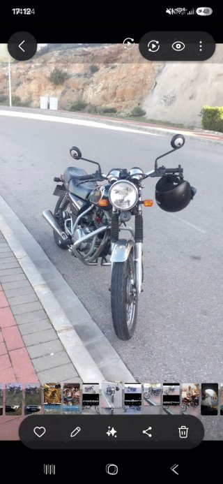 Yamaha sr250 cafe race