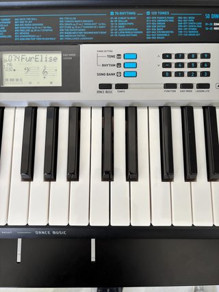 Casio LK-136 Teclado Piano con Luces Dj-Impecable!