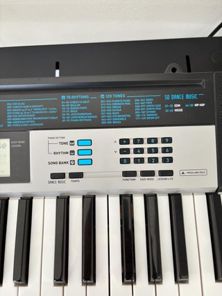 Casio LK-136 Teclado Piano con Luces Dj-Impecable!
