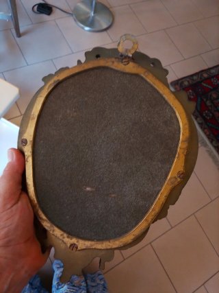 Specchio ottone Vintage