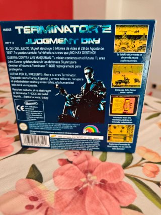 Caja Reemplazo Terminator 2 Judgment Day Game Boy