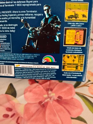 Caja Reemplazo Terminator 2 Judgment Day Game Boy