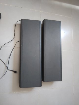 Altavoces TV Negro/Gris