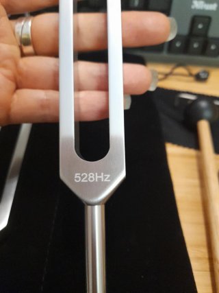 Set 3 diapasones 136.1Hz 128Hz 528Hz
