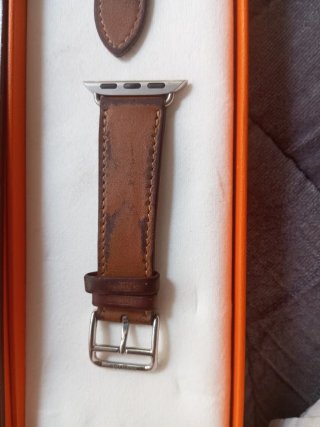 Correa Hermes para Apple Watch Marrón