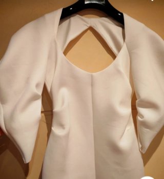 Vestito ASOS bianco in neoprene
