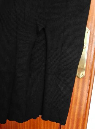 Vestido negro canalé Bershka nuevo