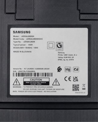 Samsung UE50AU8005K TV