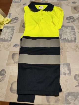 Lote 2 polos de trabajo talla L